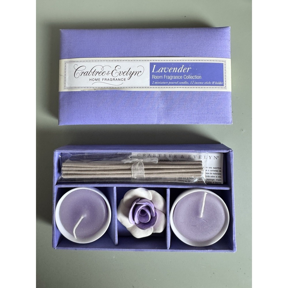 Crabtree and Evelyn Home Fragrance Kit LAVENDER Fragrance Just Like You Remember